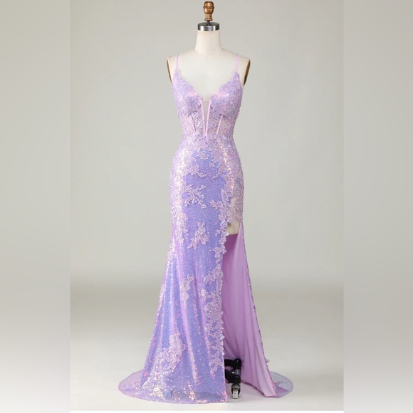 purple prom dress - Picture 1 of 2